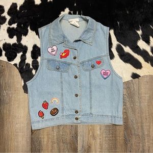 vintage | denim vest